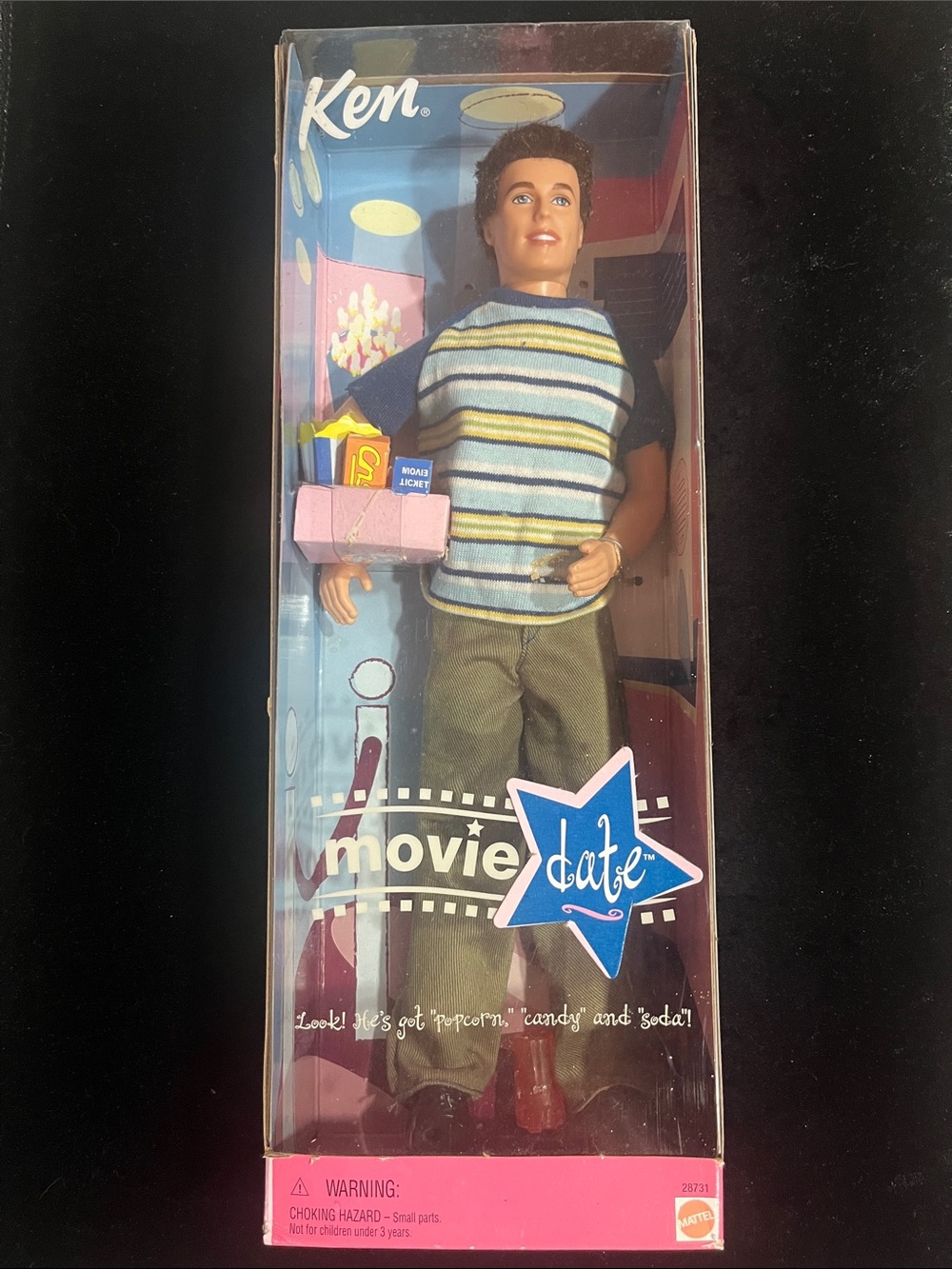 NRFB 2000 Movie Date Ken Doll by Mattel